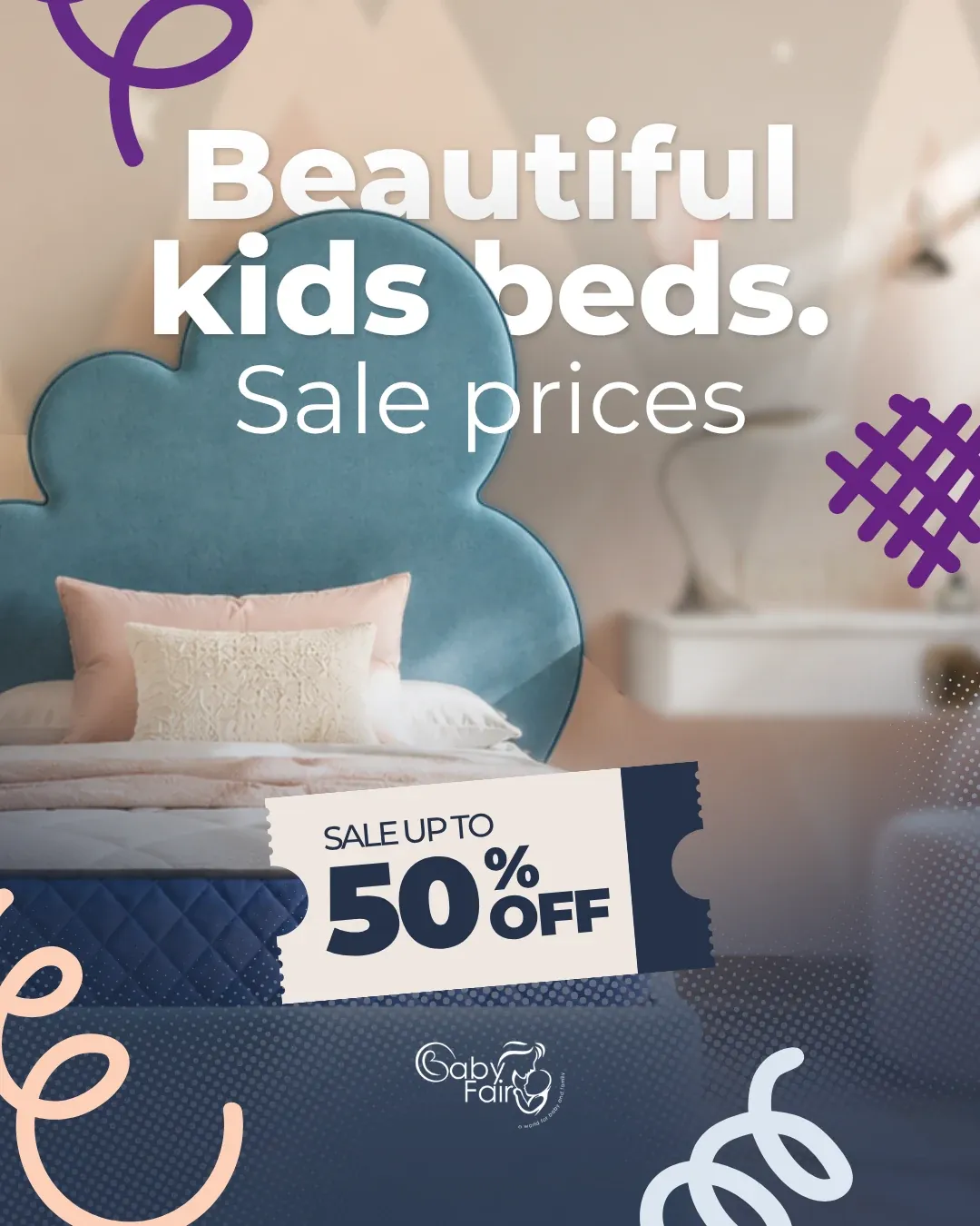 The same visual language in an offer-led execution