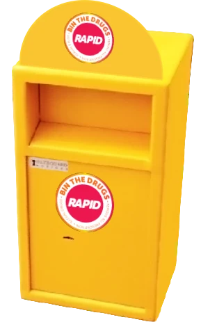 RAPID drug disposal bin