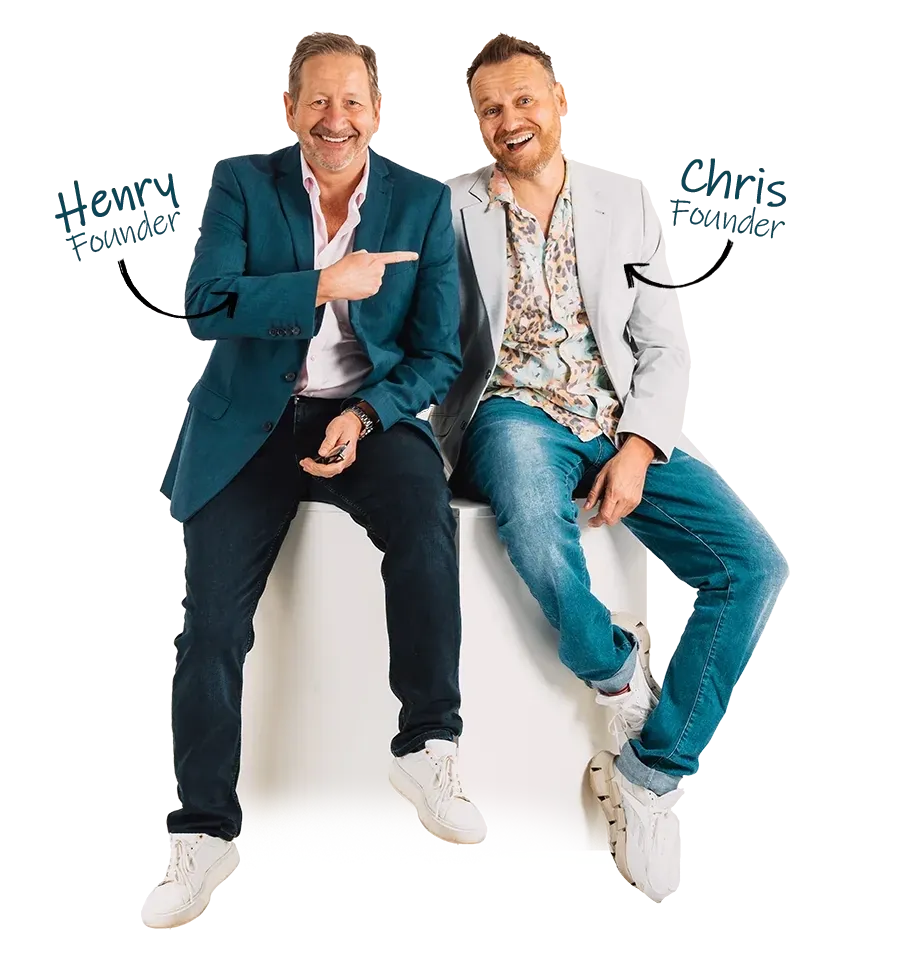 Henry and Chris, founders of Creative 3 Media