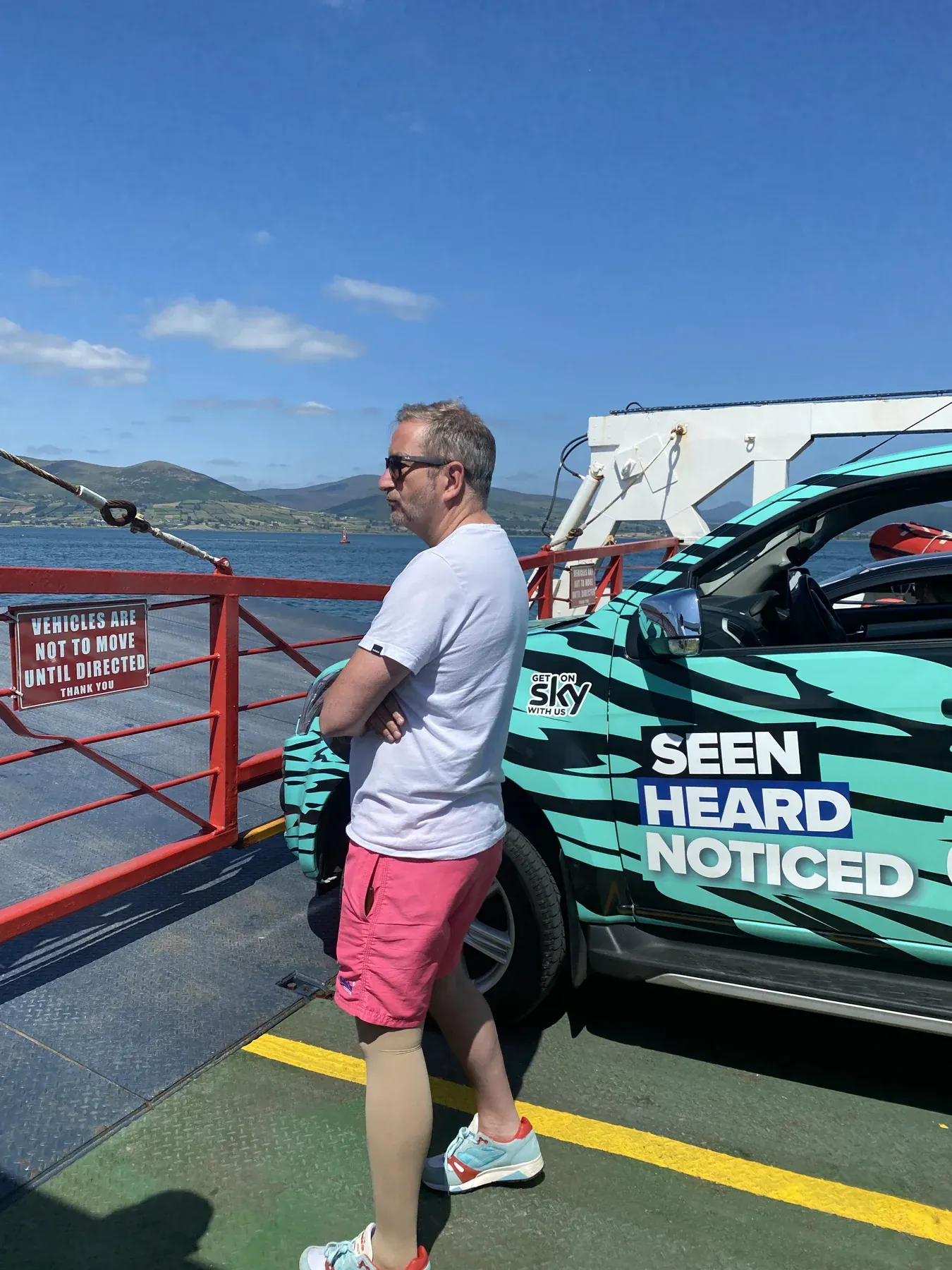 Our team on location with the Creative 3 production vehicle